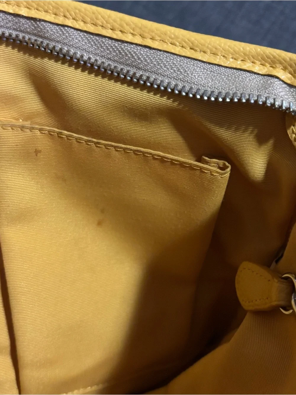 Coach Signature File Crossbody in Yellow Trim